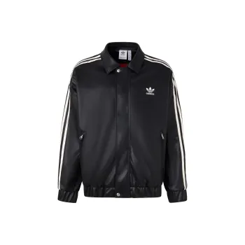 Adidas Originals x FEIFEI RUAN FW23 Leather Jacket Unisex Black