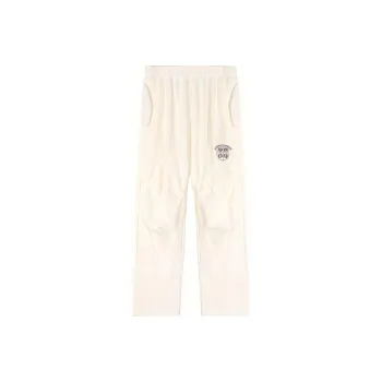 EMPTY REFERENCE Pants Unisex Ecru