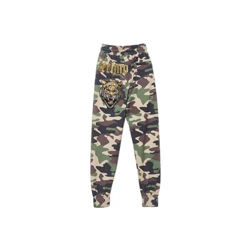 TCH Straight Casual Pants Unisex Army Green