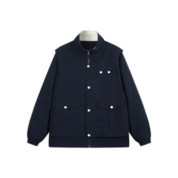 Endless Abyss Jackets Coats Unisex Navy Blue