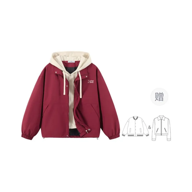 LIVINGTOWN Jacket Unisex Beige Blue-15
