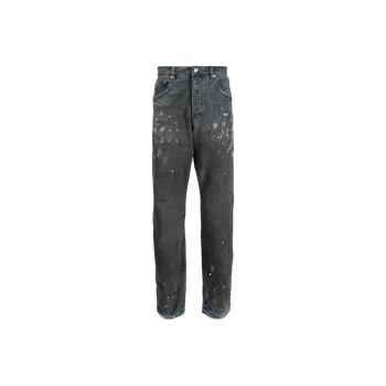 PURPLE BRAND Paint Splatter Straight leg Jeans