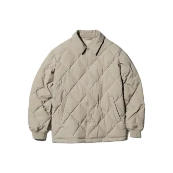 UNIQLO Puffer Jacket Men Dark Beige