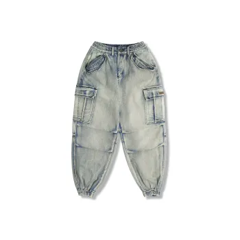 LUJIAMEN Jeans Men Denim Blue