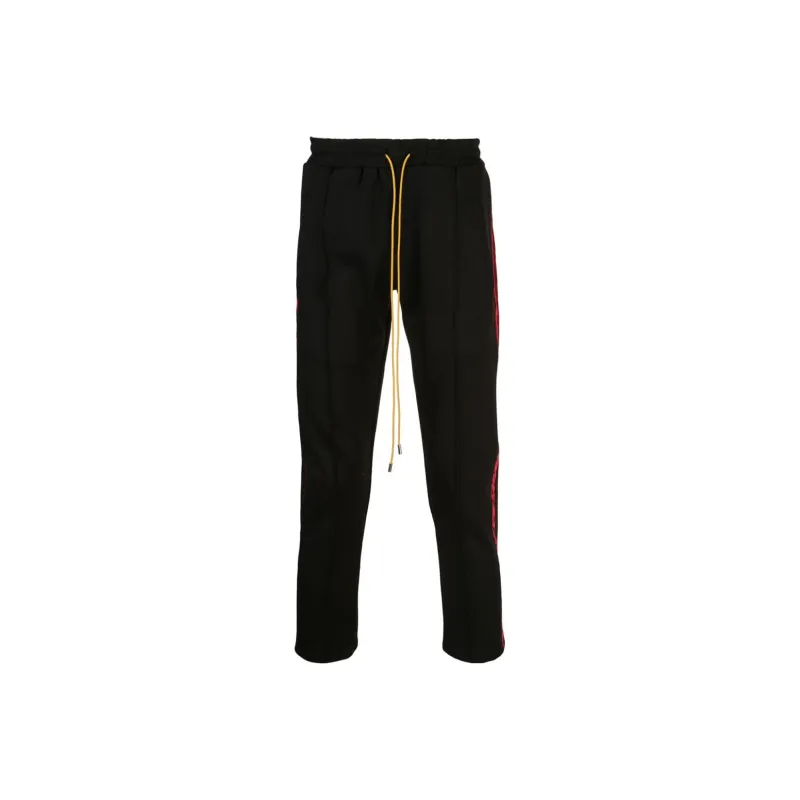 RHUDE Knitted Sweatpants Men Black-0