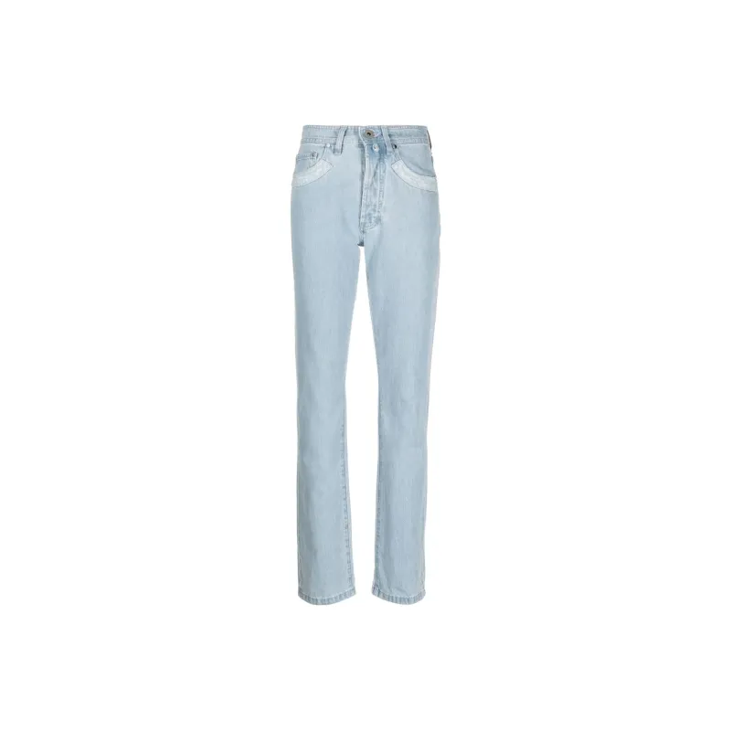 032c Double Shift Ripped patch Straight leg Jeans-0