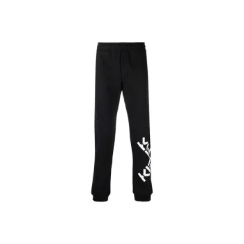KENZO Knitted Sweatpants Men Black