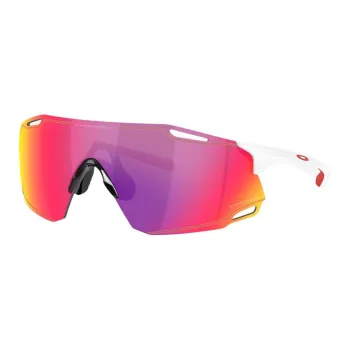 Oakley Irregular Shape Sunglasses Unisex White