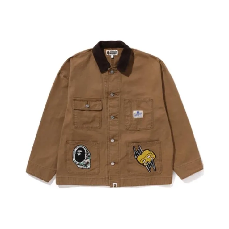 A BATHING APE Jackets Coats Men's Brown-0