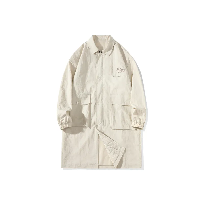 BLACK CLOVER Trench Coat Unisex-5