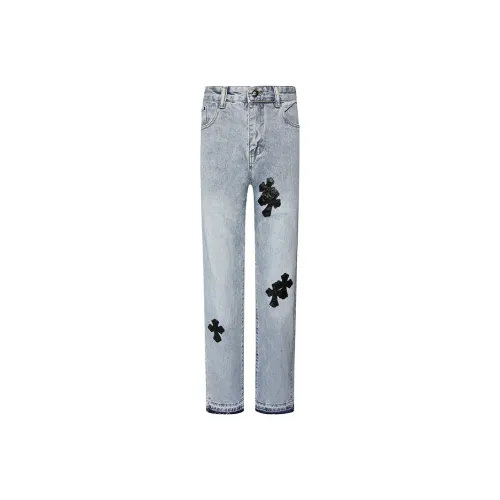 COOLALPACA Jeans Unisex Denim Blue
