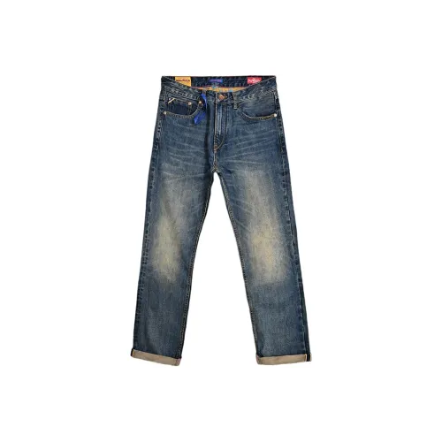 Devanro Jeans Men Blue