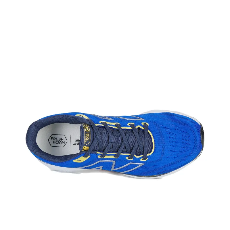 New Balance NB 680 Anti Slip Wear Resistant Low Top Running Shoes Men's Blue-5