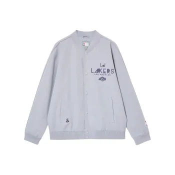 JACK JONES· Jack&Jones X Lakers Nba Jackets Coats Men's Gray Purple