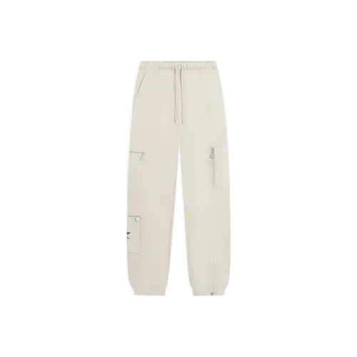 LiNing China Li Ning Cargo Pants Men Oats Gray