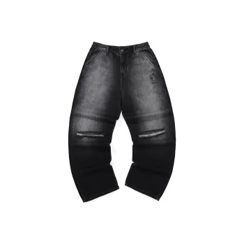 GENANX Jeans Unisex Black Gray Color