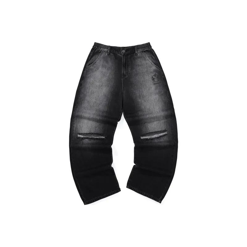GENANX Jeans Unisex Black Gray Color-0