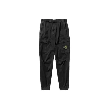 STONE ISLAND Casual Pants Men's Black