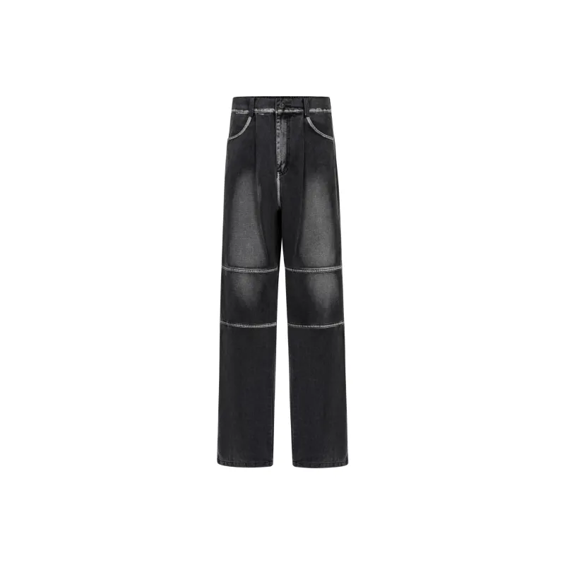 TIWILLTANG Cargo Pants Unisex Silver Krypton Black-0