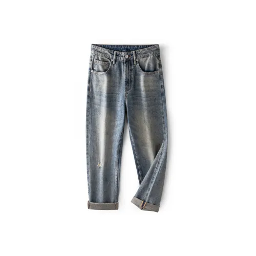 FAIRWHALE Jeans Unisex Denim Blue