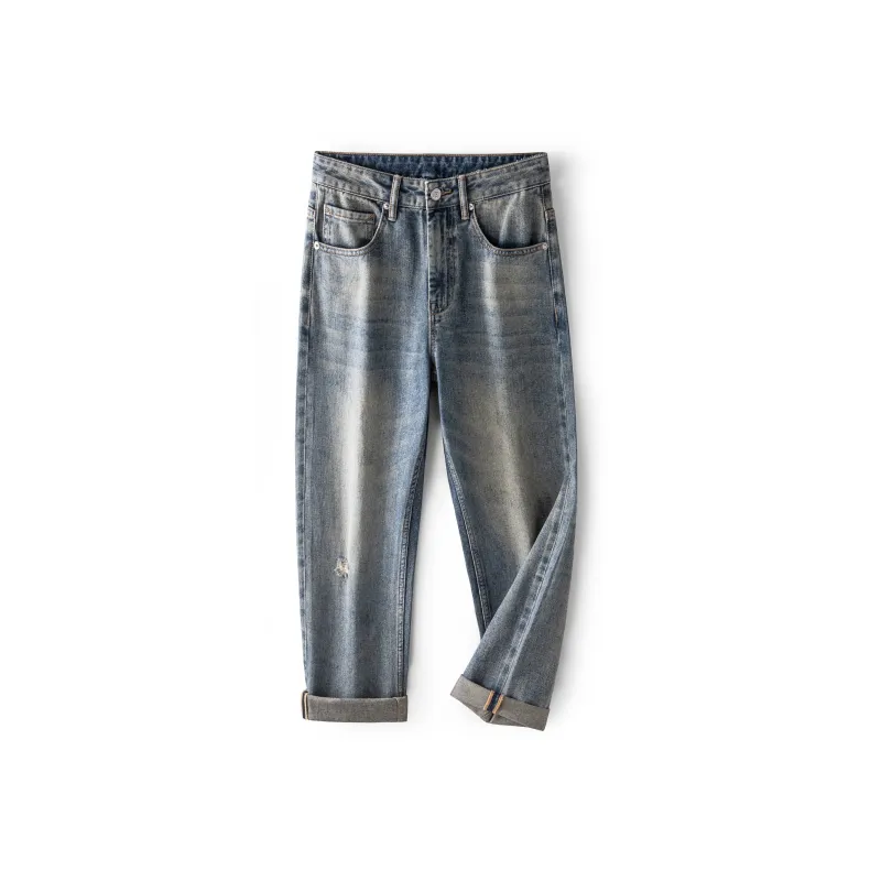 FAIRWHALE Jeans Unisex Denim Blue-0