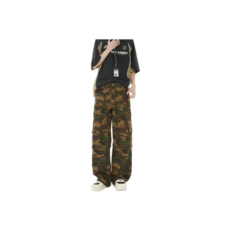 FONDLOOK Jeans Men Camouflage-0