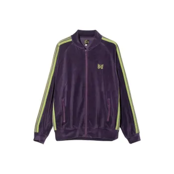 Needles Side stripe Velour Track Jacket