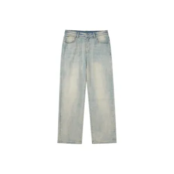 FPA Jeans Unisex Yellow Mud Wash Water