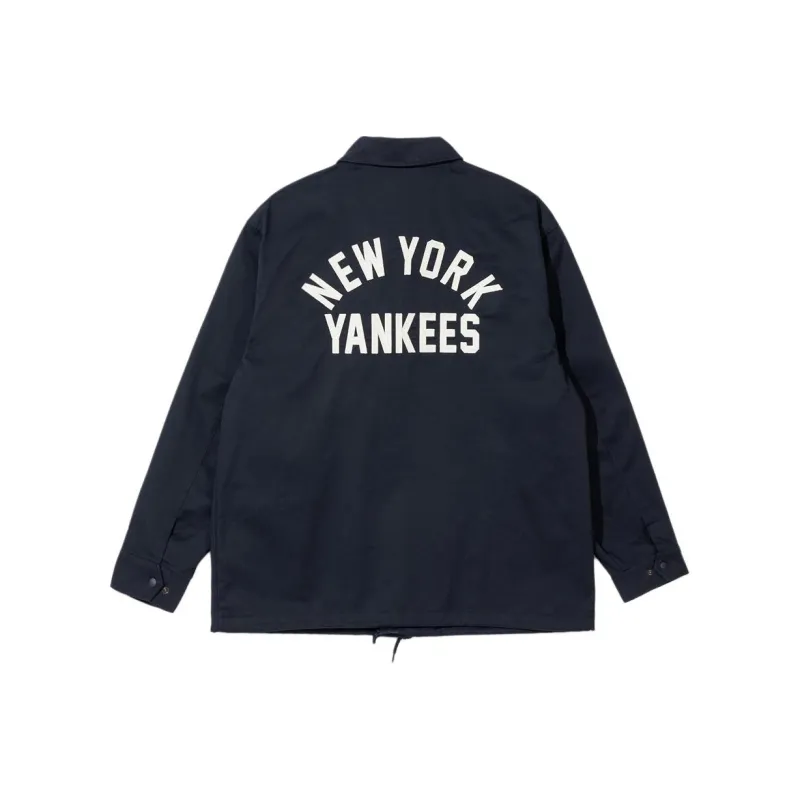 New Era X MLB NEW YORK YANKEES Coach Navy Jacket-0
