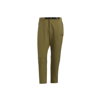 Adidas Brushed Pants Knitted Sweatpants Men's Army Green