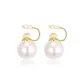 [10mm]Shi Family Pearl Clip-on Earrings