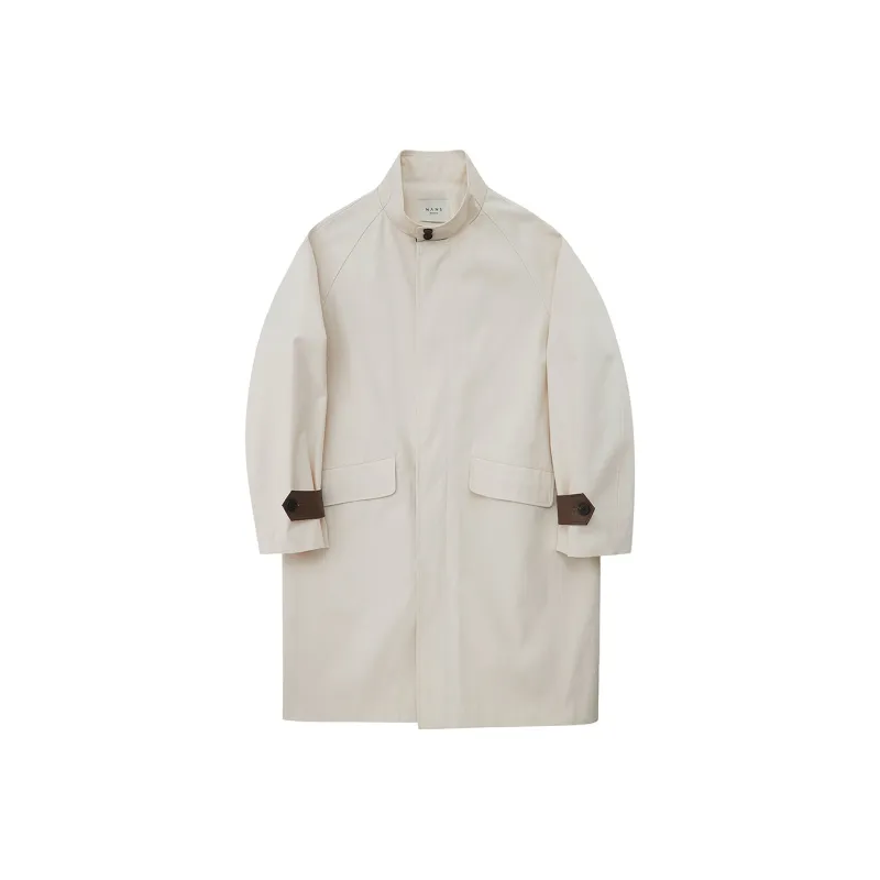 NANS STUDIO Trench Coats Men WHITE/Ecru-0