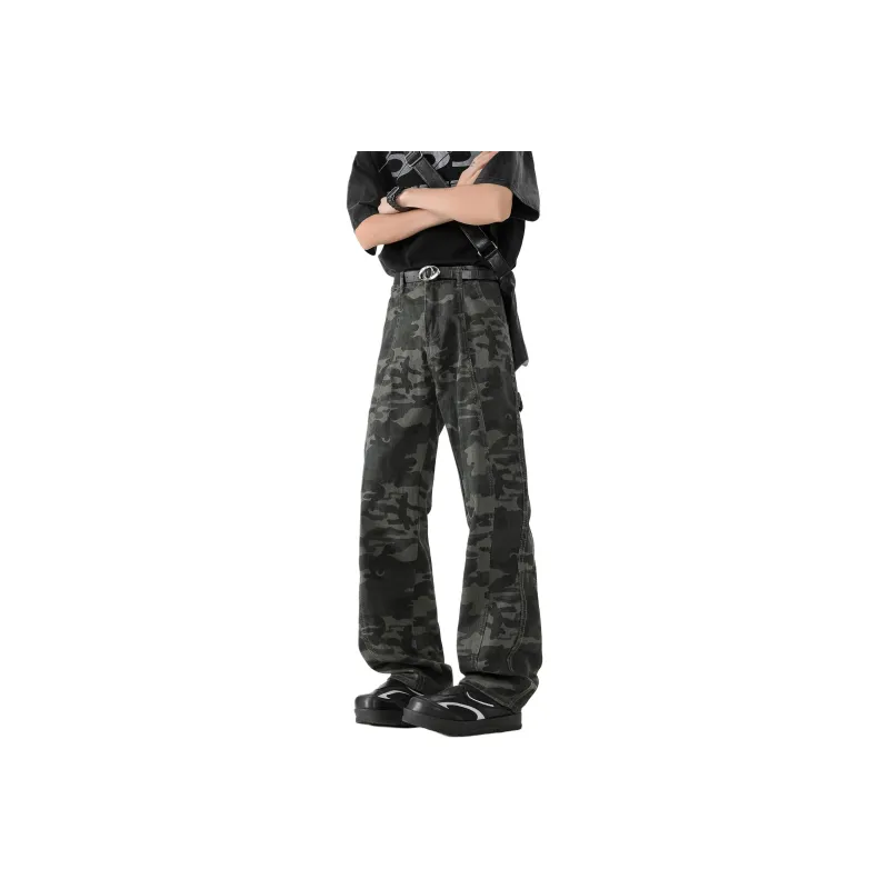 WARNING LIGHT Jeans Unisex Camouflage-0