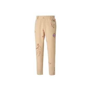 PUMA Casual Pants Men Peach
