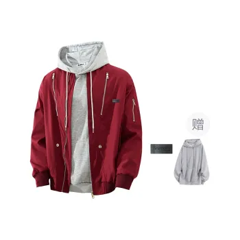 BRUMAIRE Jackets Coats Unisex Burgundy