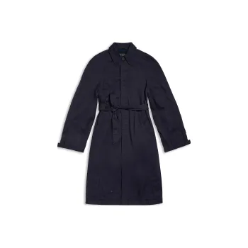 Balenciaga Belted Long Sleeved Coat