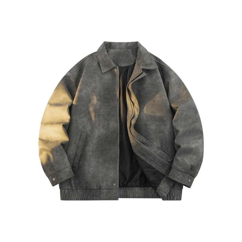 FORCEPULR Jackets Coats Unisex Oil Painting Green-2