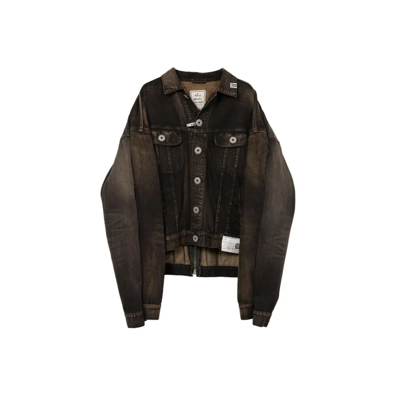 Maison Mihara Yasuhiro Both Sides Front Denim Jacket-0