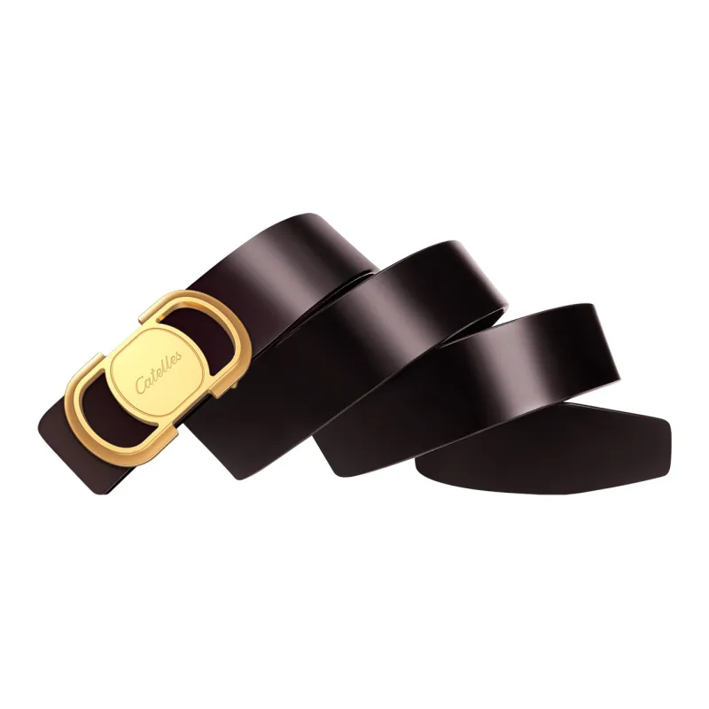 CATELLES Top Grain Cow Leather Belts Men's 3.5cm-7