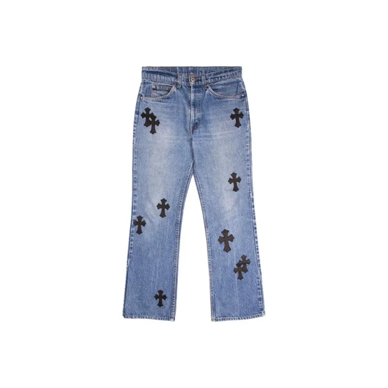 Chrome Hearts Jeans Men's Denim Blue-0