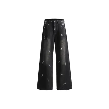 DESSO Jeans Unisex Dirty Dyed Black