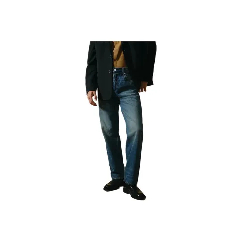 CALVIN KLEIN Jeans Europe Version Men's Alloy Indigo