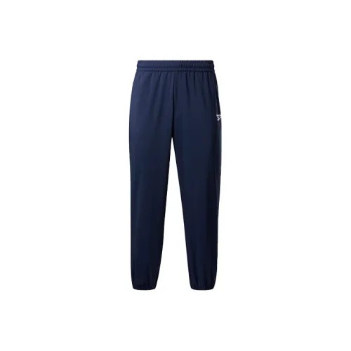 Reebok Knitted Sports Pants Men's Marine Blue