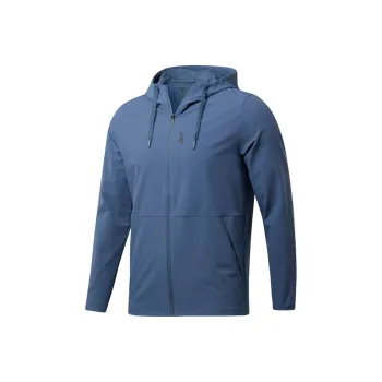 Reebok Ts Perf Fz Hoodie Jackets Coats Men's Blue