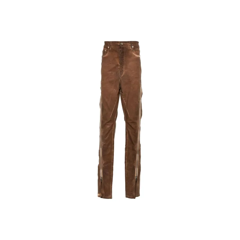 Rick Owens DRKSHDW Bolan Banana Zip-Detailed Jeans-0
