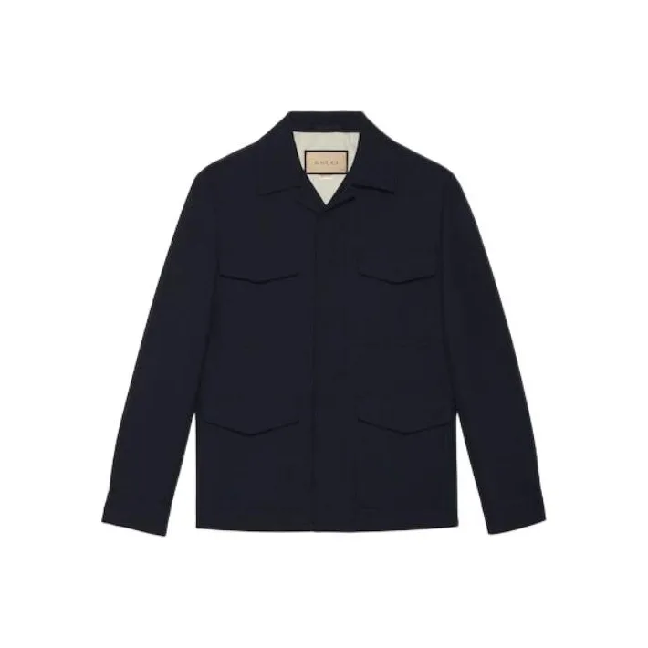 GUCCI Collared Button Up Jacket-0