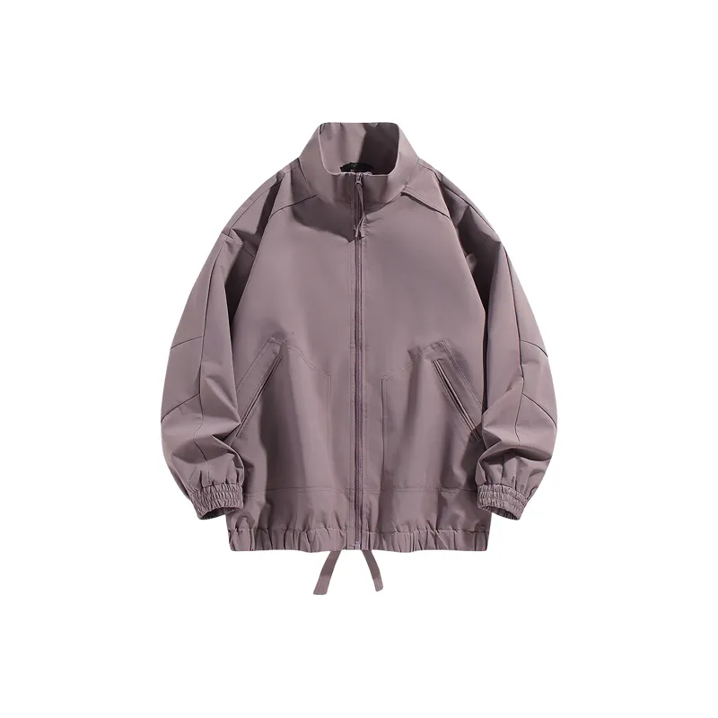 WKOOG Jackets Coats Unisex Dark Red-4