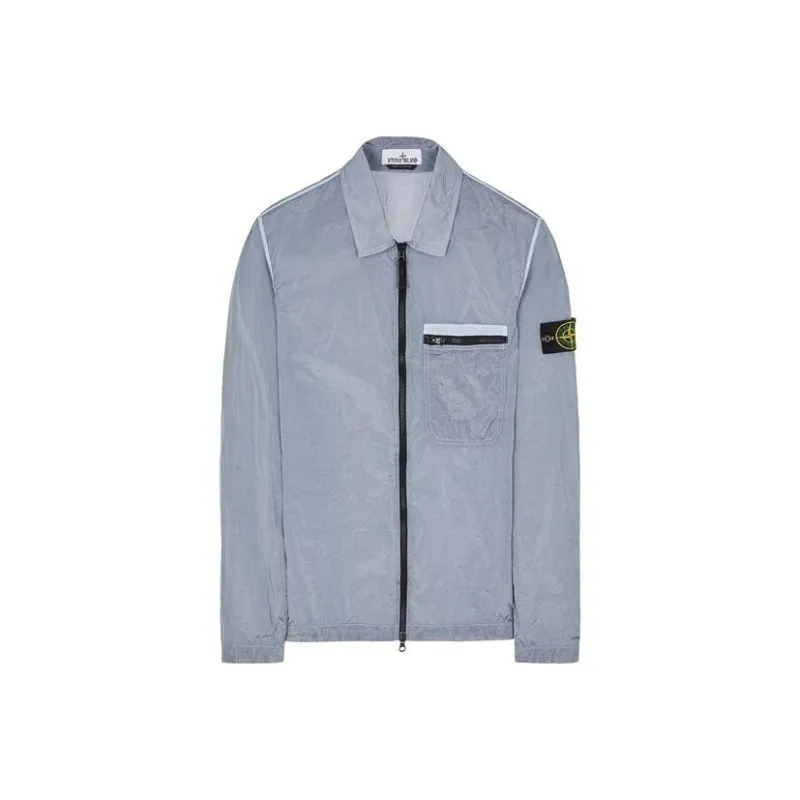 STONE ISLAND Metal Nylon Series Jackets Men Sky Blue-0