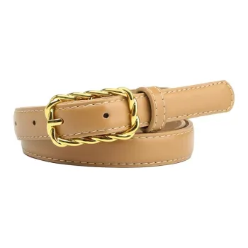 JEANSWEST PU Leather Belts Women's 2CM