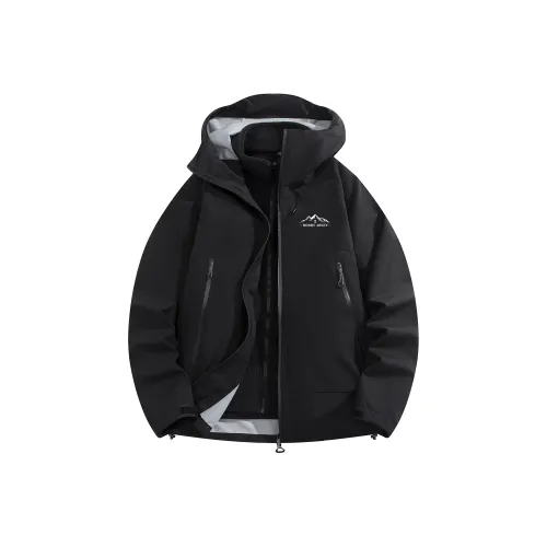 BOBBY ABLEY Jackets Coats Unisex Black